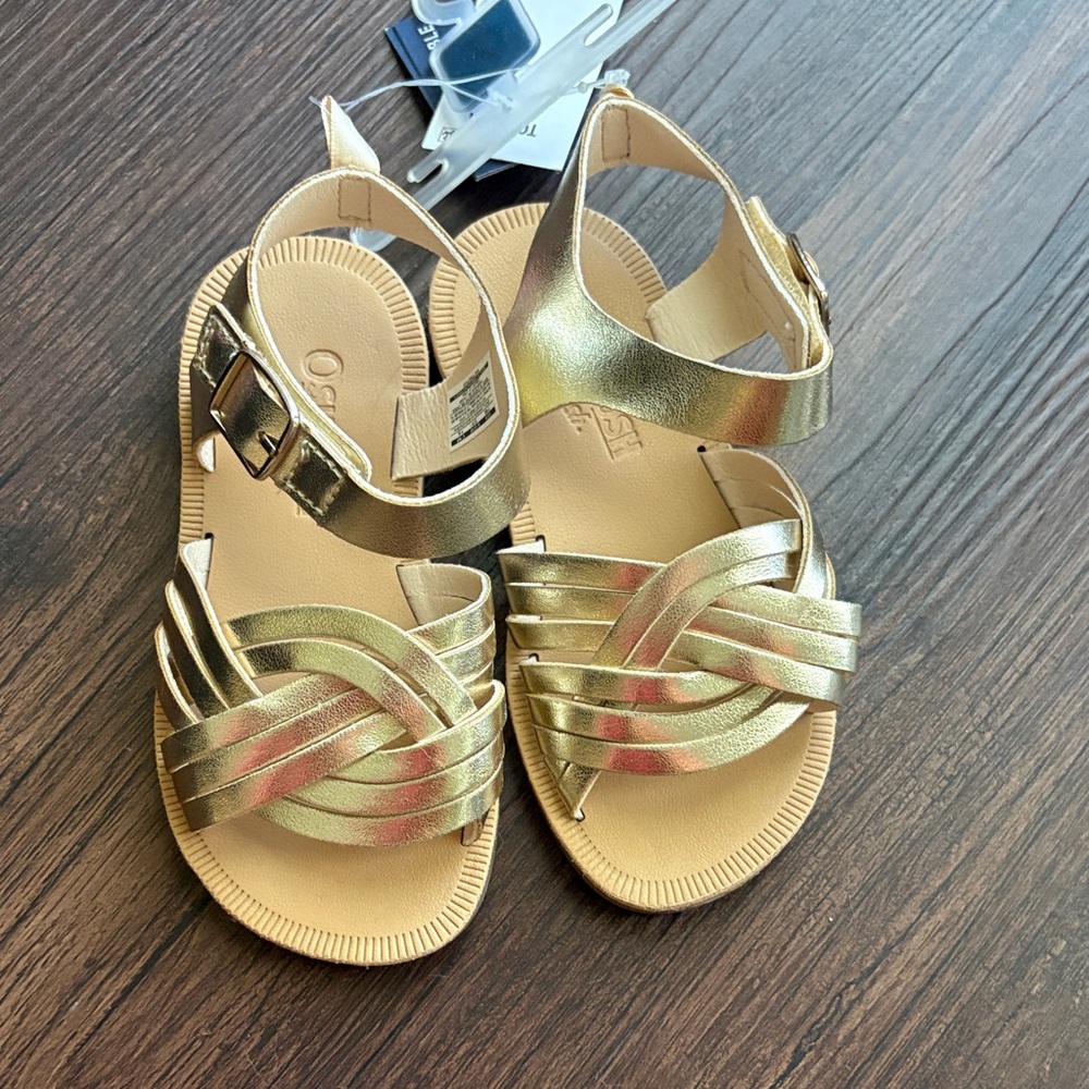 OshKosh B'gosh Gold Girls Sandals